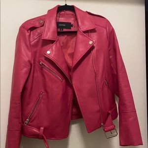 Women’s faux leather jacket